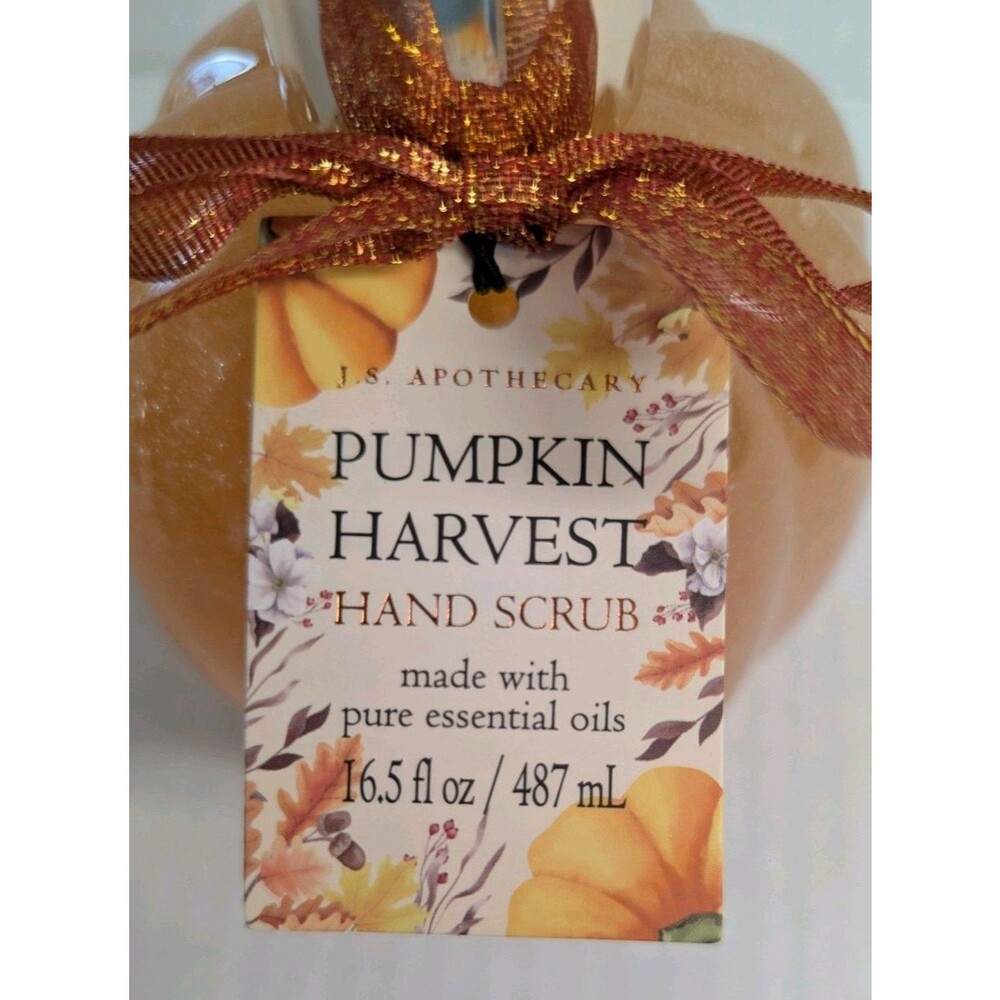 I.S. Apothecary Pumpkin Shaped Hand Scrub Soap and Lotion Pump Dispensers Gift - Picture 3 of 8